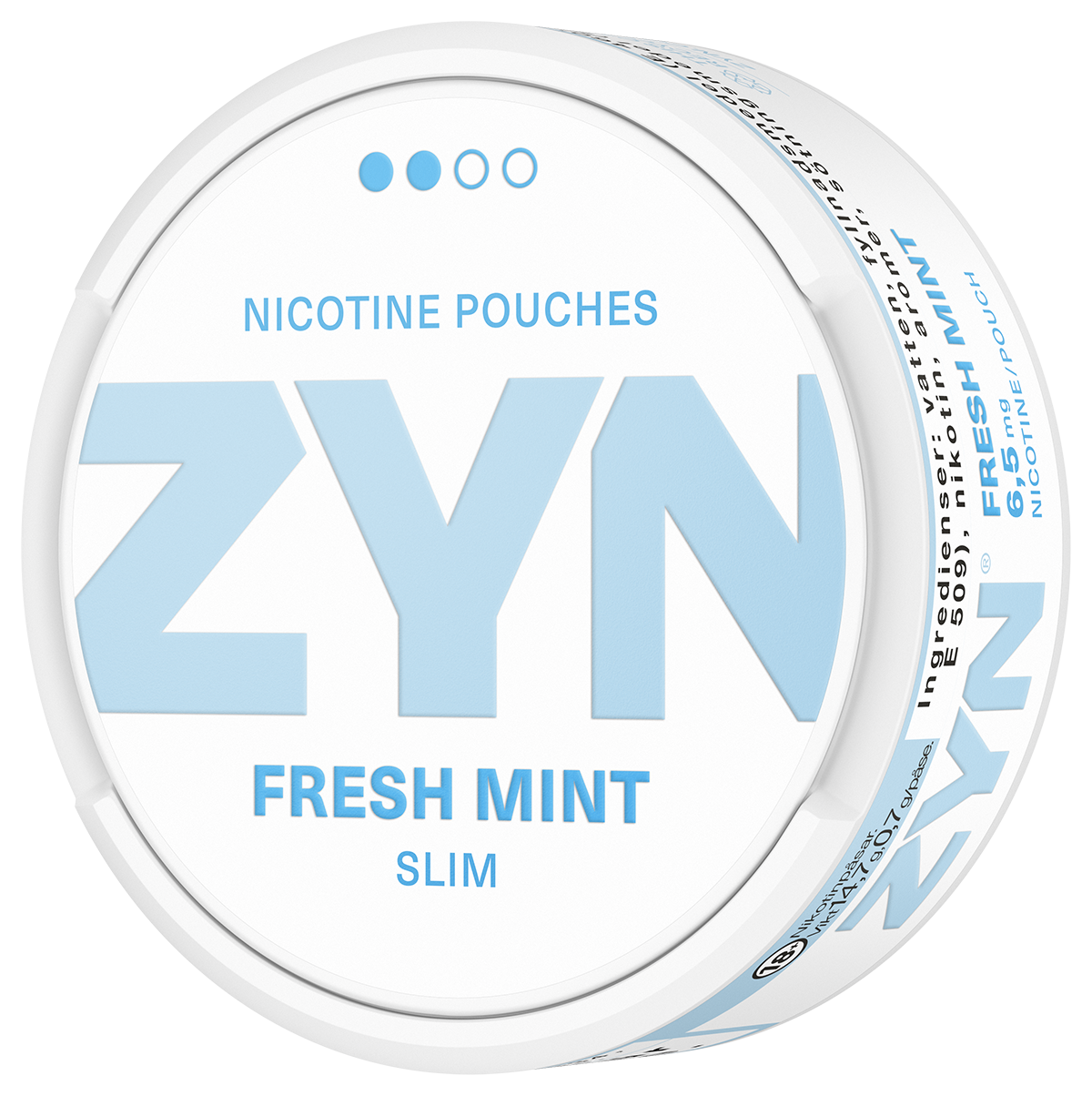 ZYN Fresh Mint Slim S2-Nikotinbeutel-Gigasnus.de