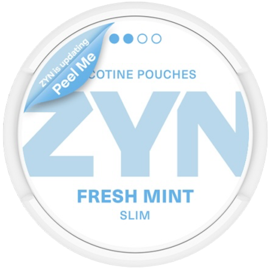 ZYN Fresh Mint Slim S2 EXPIRED-Nikotinbeutel-Gigasnus.de