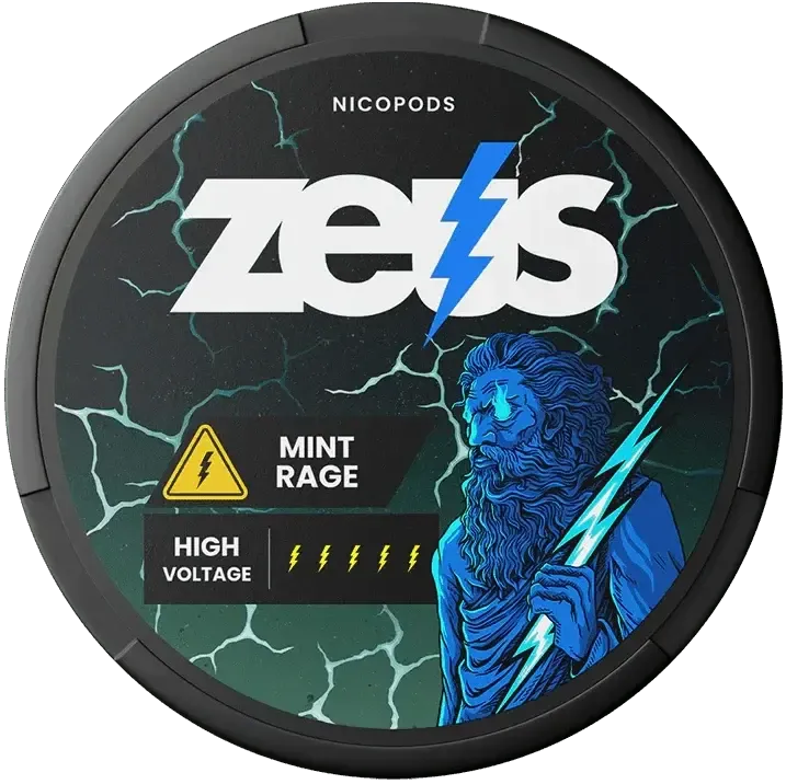Zeus Mint Rage-Nikotinbeutel-Gigasnus.de