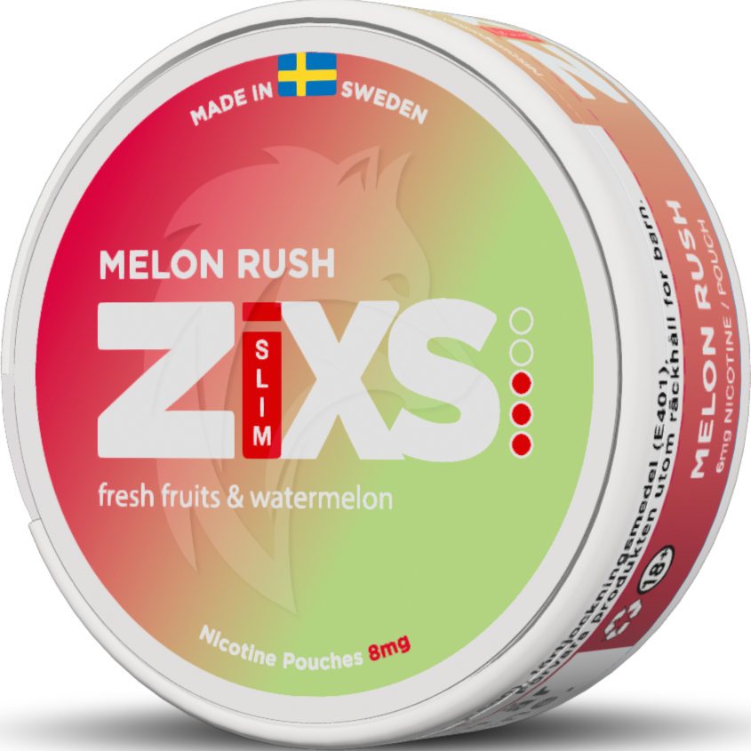 Zixs Melon Rush Slim-Nikotinbeutel-Gigasnus.de