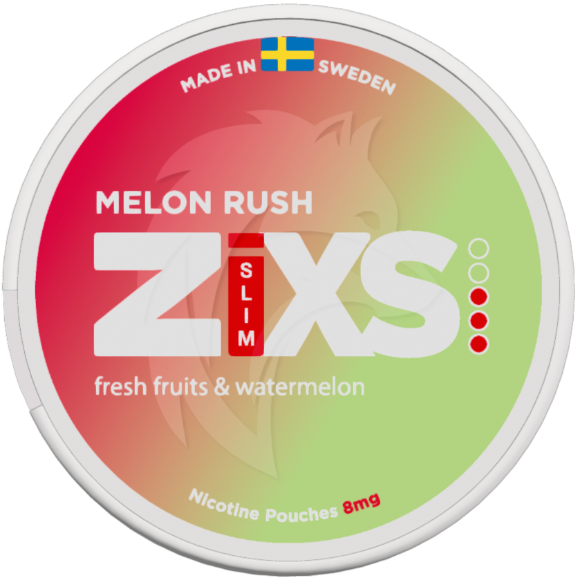Zixs Melon Rush Slim-Nikotinbeutel-Gigasnus.de