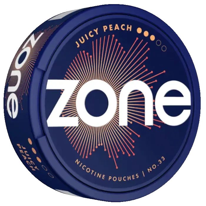 Zone Juicy Peach Strong-Nikotinbeutel-Gigasnus.de