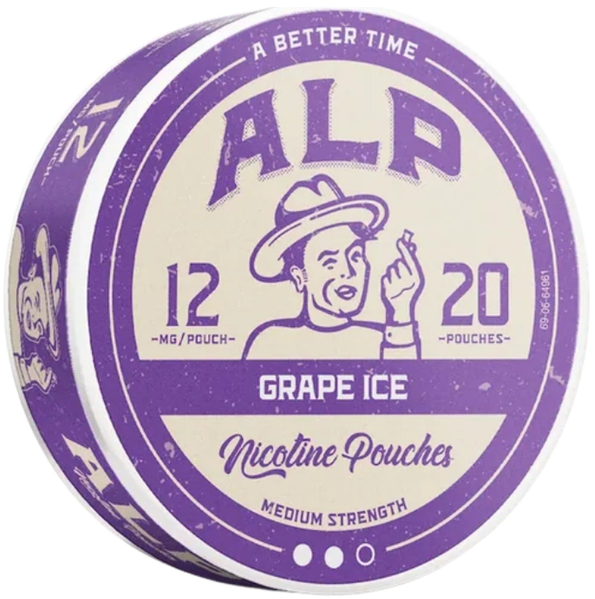 Alp Grape Ice 12mg-Nikotinbeutel-Gigasnus.de