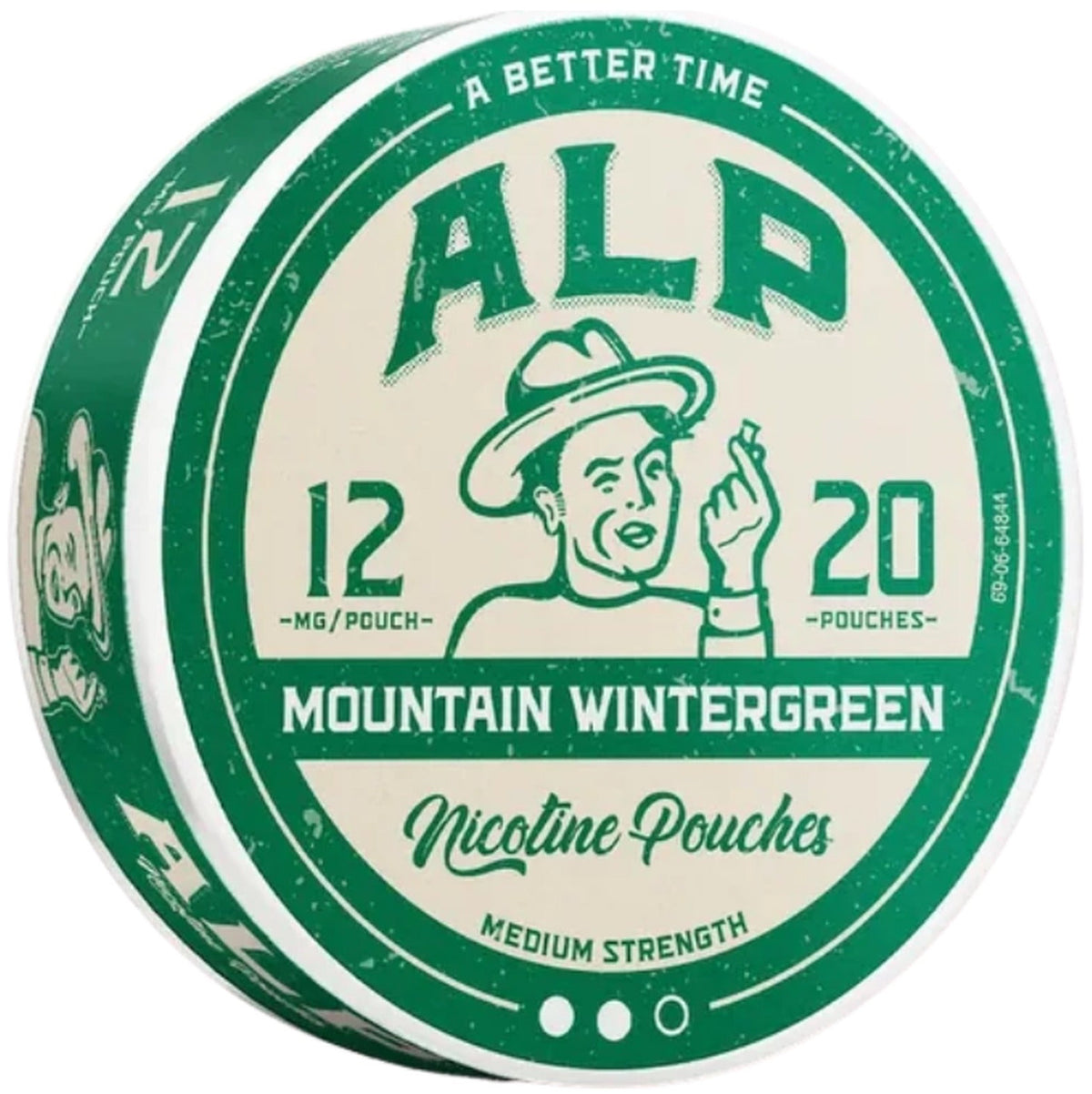 Alp Mountain Wintergreen 12mg-Nikotinbeutel-Gigasnus.de