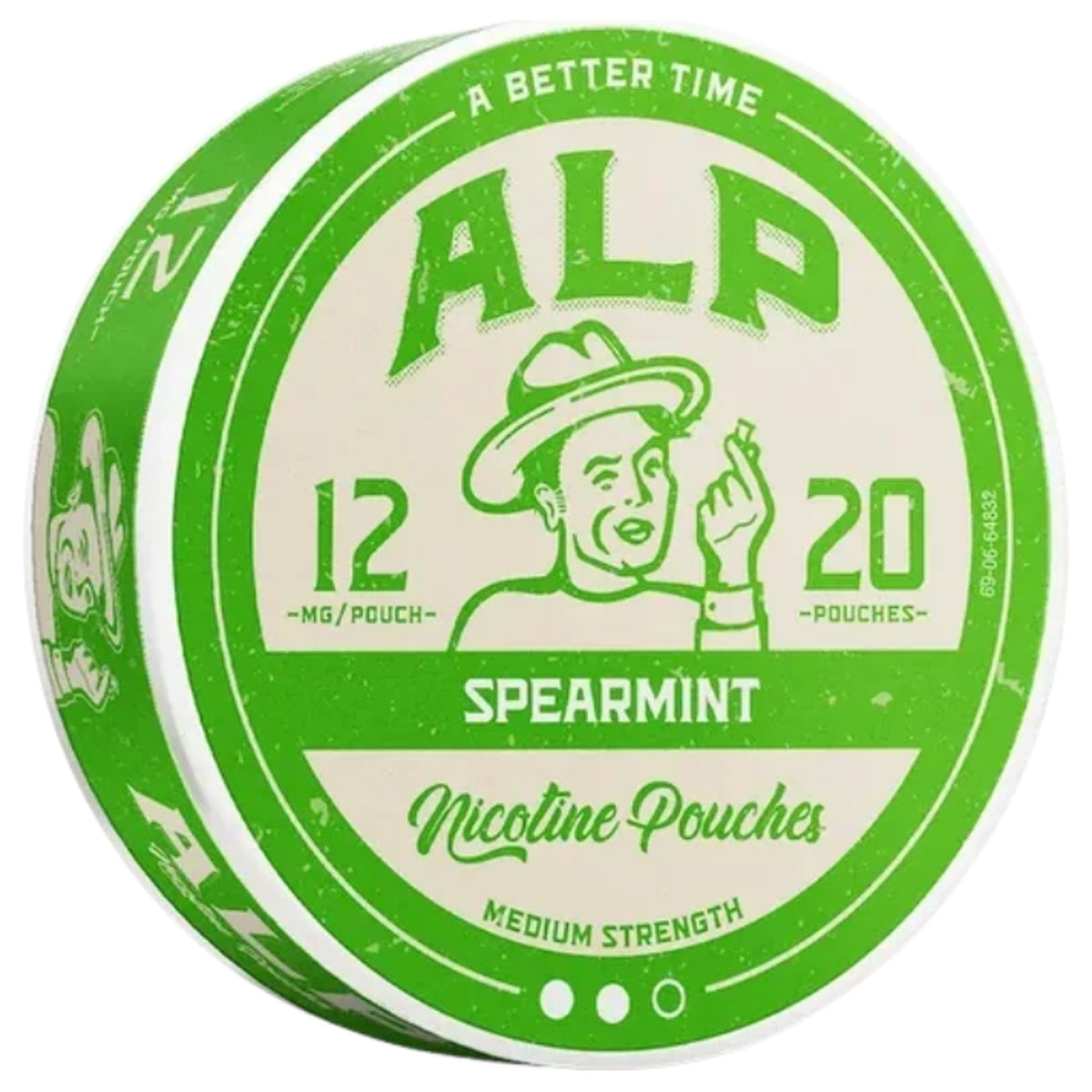 Alp Spearmint 12mg-Nikotinbeutel-Gigasnus.de