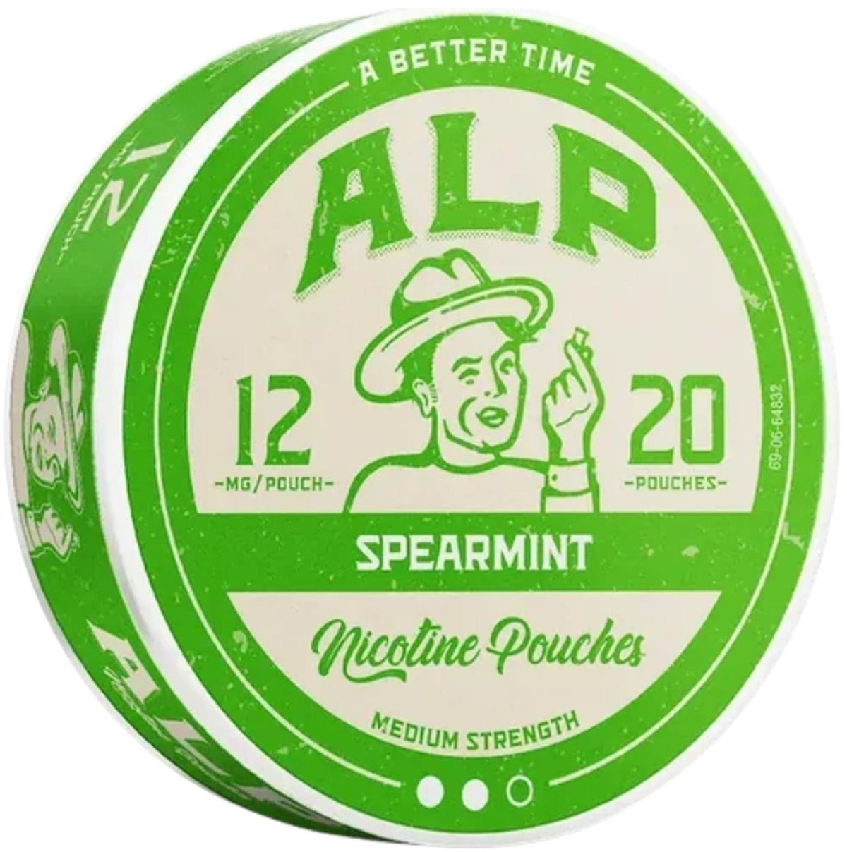 Alp Spearmint 12mg-Nikotinbeutel-Gigasnus.de