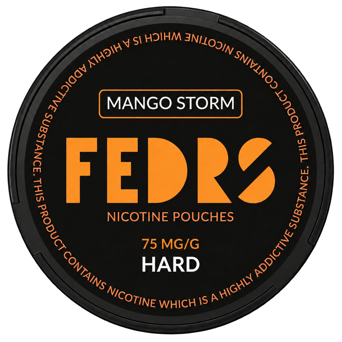 FEDRS BLACK Mango Storm 75mg-Nikotinbeutel-gigasnus.de