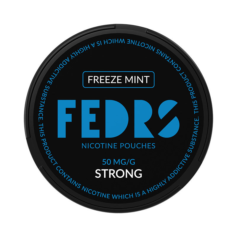 FEDRS BLACK Freeze Mint-Nikotinbeutel-Gigasnus.de