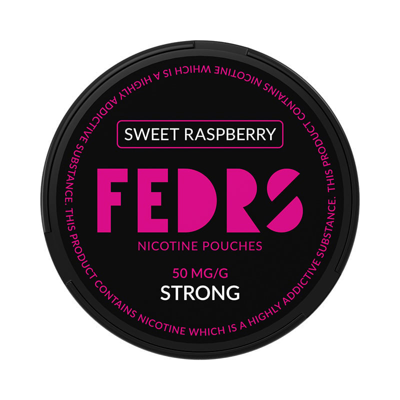FEDRS BLACK Sweet Raspberry-Nikotinbeutel-Gigasnus.de