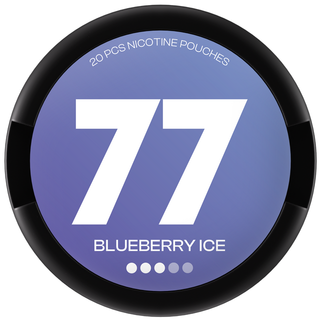 77 Blueberry Ice-Nikotinbeutel-Gigasnus.de