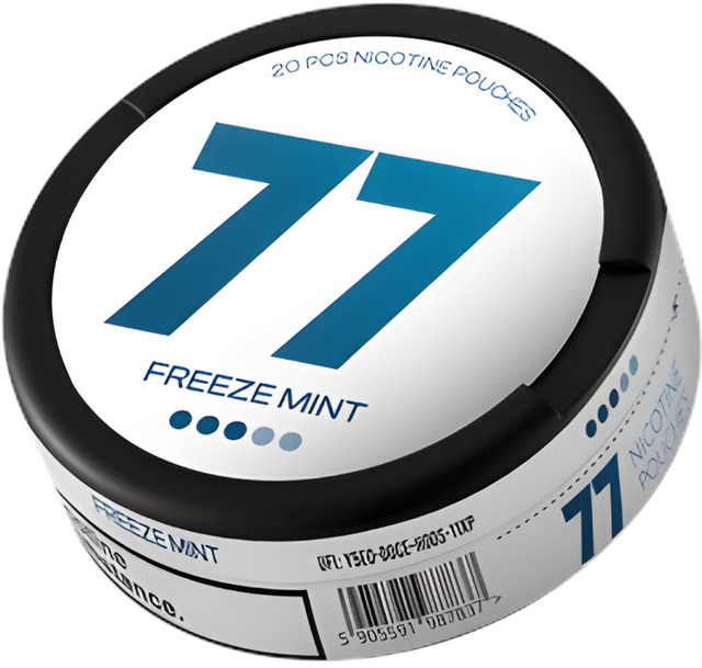77 Freeze Mint Extra Strong-Nikotinbeutel-gigasnus.de