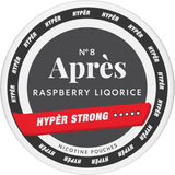 Après Raspberry Liqorice Hyper Strong-Nikotinbeutel-Gigasnus.de