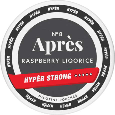 Après Raspberry Liquorice Hyper Strong-Nikotinbeutel-Gigasnus.de