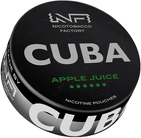 CUBA Black Apple Juice-Nikotinbeutel-Gigasnus.de