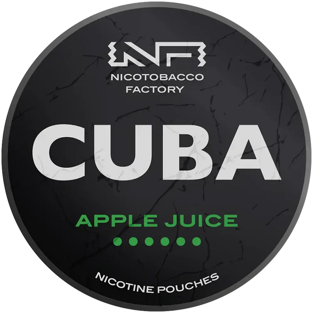 CUBA Black Apple Juice-Nikotinbeutel-Gigasnus.de
