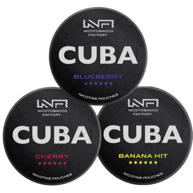 CUBA Black Mix-Pack-Nikotinbeutel-Gigasnus.de
