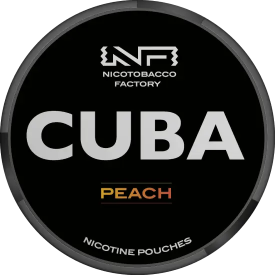 CUBA Black Peach-Nikotinbeutel-Gigasnus.de