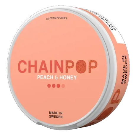 Chainpop Peach & Honey-Nikotinbeutel-Gigasnus.de