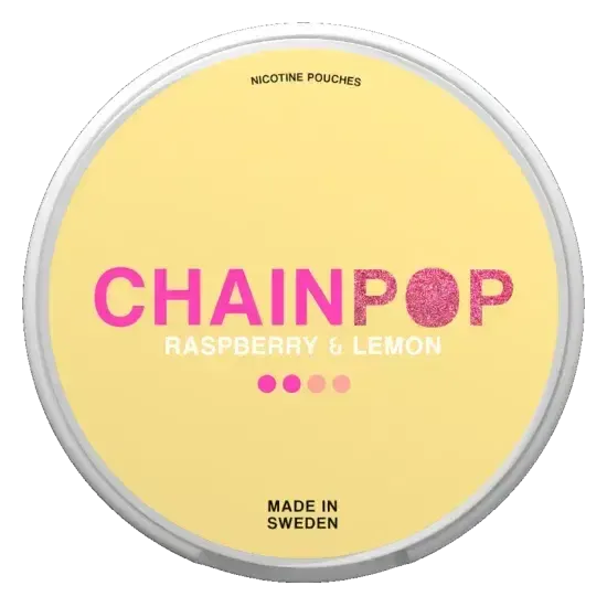 Chainpop Raspberry Lemon-Nikotinbeutel-Gigasnus.de
