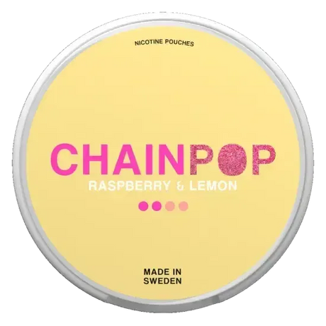 Chainpop Raspberry Lemon-Nikotinbeutel-Gigasnus.de