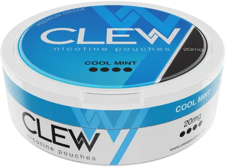 Clew Cool Mint 20mg-Nikotinbeutel-Gigasnus.de