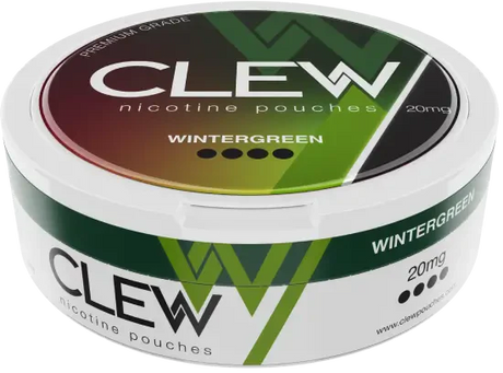 Clew Wintergreen 20mg-Nikotinbeutel-Gigasnus.de