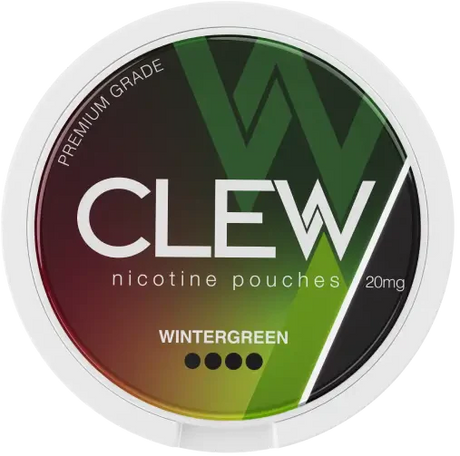 Clew Wintergreen 20mg-Nikotinbeutel-Gigasnus.de