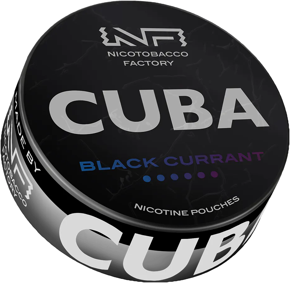 Cuba Black Black Currant-Nikotinbeutel-Gigasnus.de