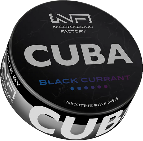 Cuba Black Black Currant-Nikotinbeutel-Gigasnus.de