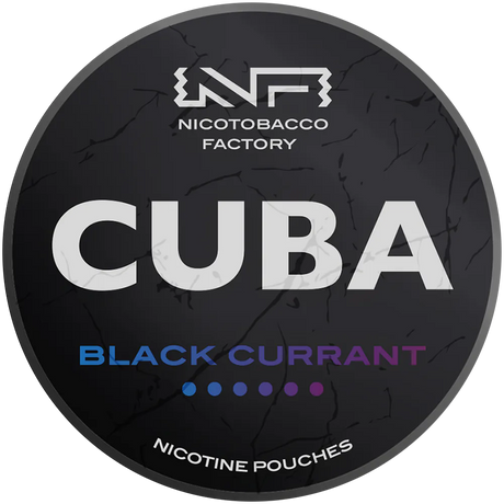 Cuba Black Black Currant-Nikotinbeutel-Gigasnus.de