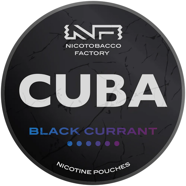 Cuba Black Black Currant-Nikotinbeutel-Gigasnus.de