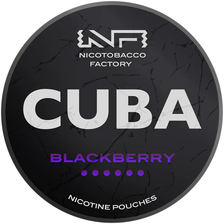 Cuba Black Blackberry-Nikotinbeutel-Gigasnus.de