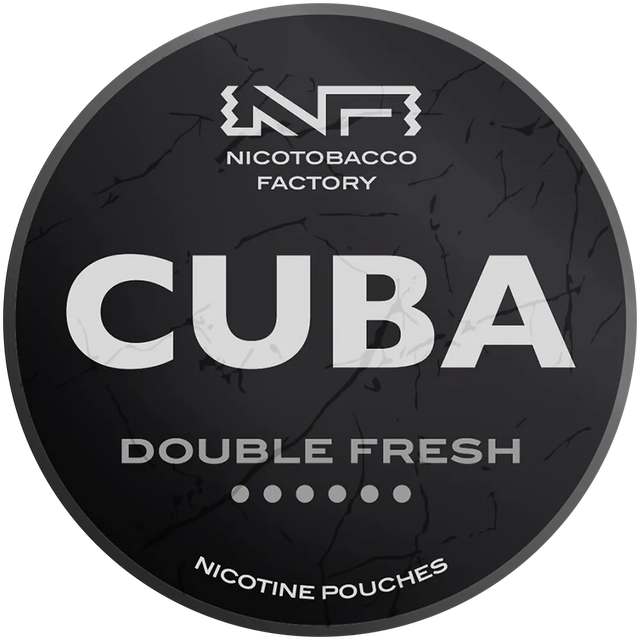 Cuba Black Double Fresh-Nikotinbeutel-Gigasnus.de