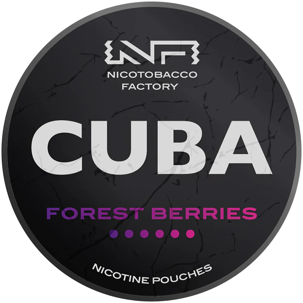 Cuba Black Forest Berries-Nikotinbeutel-Gigasnus.de
