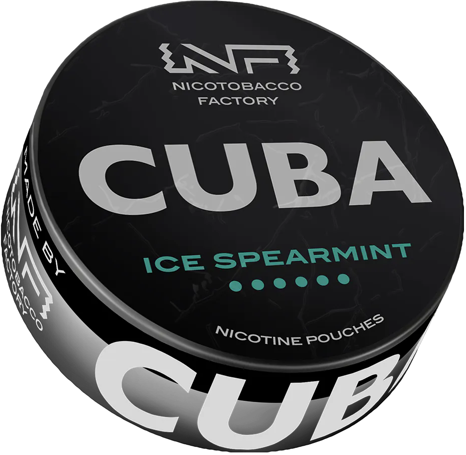 Cuba Black Ice Spearmint-Nikotinbeutel-Gigasnus.de