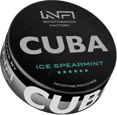 Cuba Black Ice Spearmint-Nikotinbeutel-Gigasnus.de