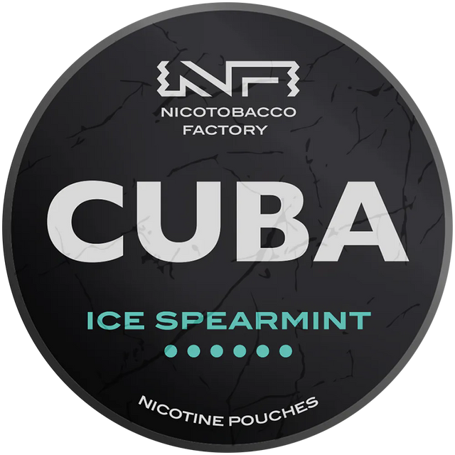 Cuba Black Ice Spearmint-Nikotinbeutel-Gigasnus.de