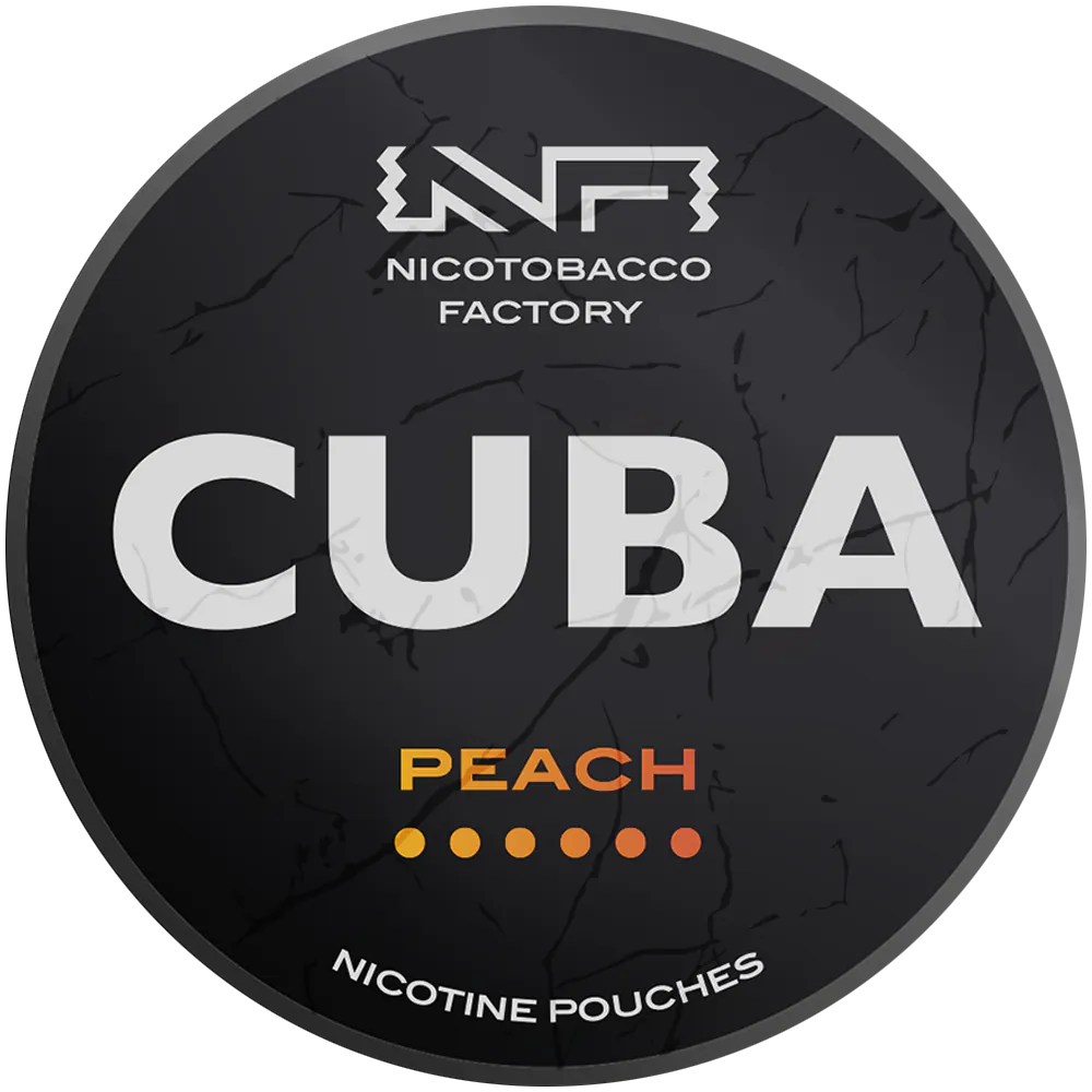 Cuba Black Peach-Nikotinbeutel-Gigasnus.de