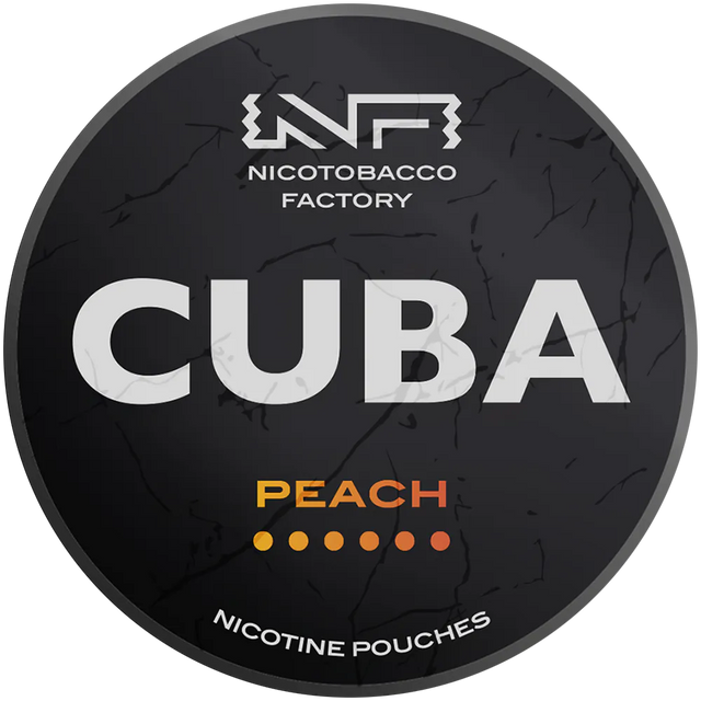 Cuba Black Peach-Nikotinbeutel-Gigasnus.de