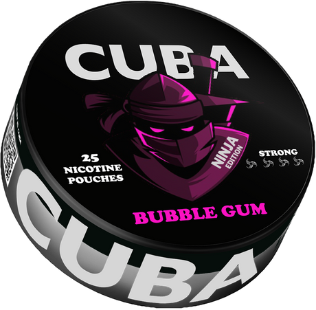 Cuba Ninja Bubble Gum-Nikotinbeutel-Gigasnus.de