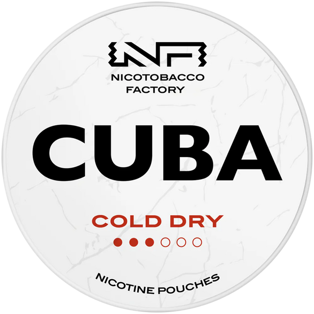 Cuba White Cold Dry-Nikotinbeutel-Gigasnus.de