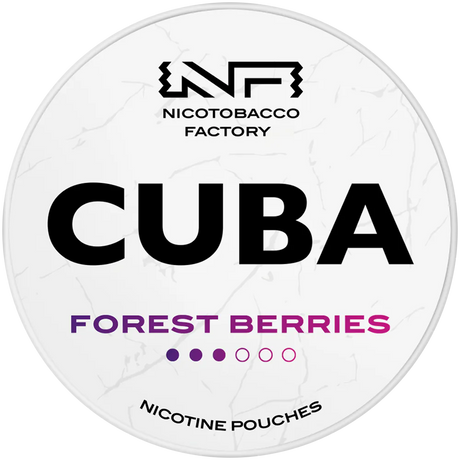 Cuba White Forest Berries-Nikotinbeutel-Gigasnus.de