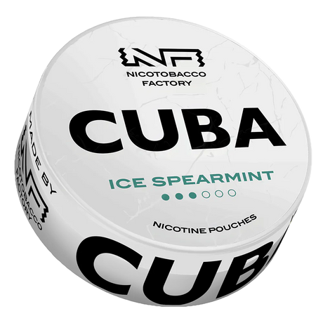 Cuba White Ice Spearmint-Nikotinbeutel-Gigasnus.de