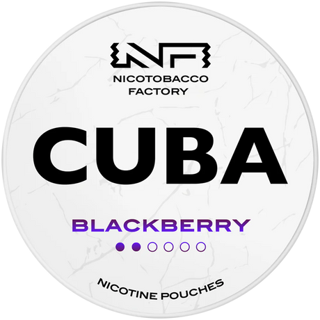 Cuba White Low Blackberry-Nikotinbeutel-Gigasnus.de