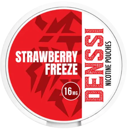 Denssi Strawberry Freeze-Nikotinbeutel-Gigasnus.de