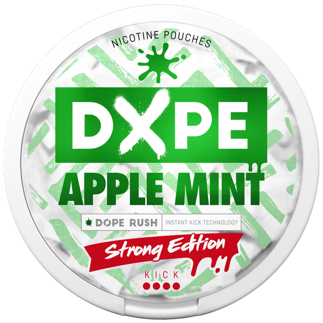 DOPE Apple Mint Strong-Nikotinbeutel-Gigasnus.de