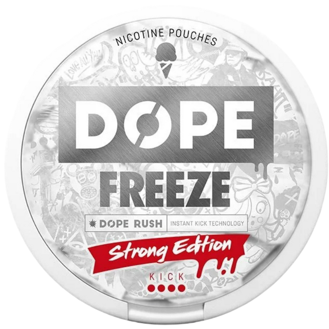 DOPE Freeze Strong-Nikotinbeutel-Gigasnus.de