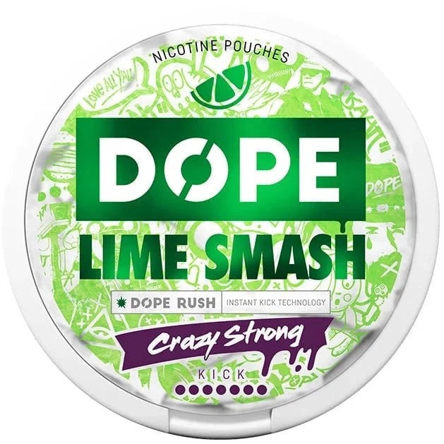 DOPE Lime Smash Crazy Strong-Nikotinbeutel-Gigasnus.de