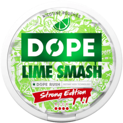 DOPE Lime Smash Strong-Nikotinbeutel-Gigasnus.de