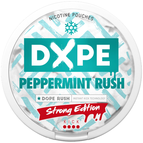 DOPE Peppermint Rush Strong-Nikotinbeutel-Gigasnus.de